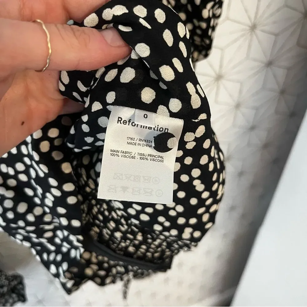 REFORMATION Augustine Top Pearl Print